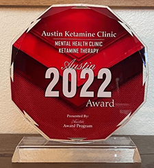 2022 Austin Award for Mental Health Clinic in Ketamine Therapy